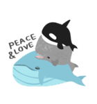Fatty クジラ（個別スタンプ：40）