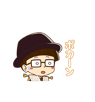カーテンマン（個別スタンプ：24）