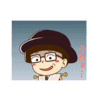 カーテンマン（個別スタンプ：28）