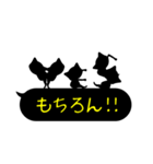 大変！インクこぼれちゃいました。（個別スタンプ：15）