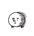 地味に表情を変えていくスタイル（個別スタンプ：9）
