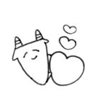 ヤギとキリンみたいななにか（個別スタンプ：13）