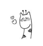 ヤギとキリンみたいななにか（個別スタンプ：25）
