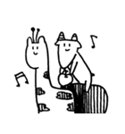 ヤギとキリンみたいななにか（個別スタンプ：36）