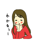 ぼんやり女子ときどき男子①（個別スタンプ：8）