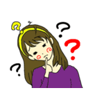 ぼんやり女子ときどき男子①（個別スタンプ：9）