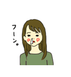 ぼんやり女子ときどき男子①（個別スタンプ：15）
