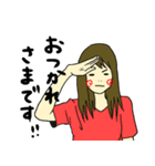 ぼんやり女子ときどき男子①（個別スタンプ：18）
