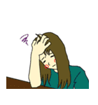 ぼんやり女子ときどき男子①（個別スタンプ：25）