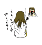 ぼんやり女子ときどき男子①（個別スタンプ：27）