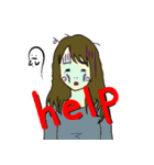 ぼんやり女子ときどき男子①（個別スタンプ：28）