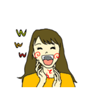 ぼんやり女子ときどき男子①（個別スタンプ：31）
