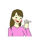 ぼんやり女子ときどき男子①（個別スタンプ：40）