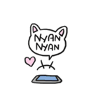 AsB - 118 Nyan Nyan ＆ Won Won（個別スタンプ：35）