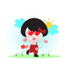 Mey in Red, Summer（個別スタンプ：7）