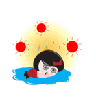 Mey in Red, Summer（個別スタンプ：14）