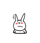あかいほっぺのうさぎちゃん（個別スタンプ：3）