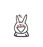 あかいほっぺのうさぎちゃん（個別スタンプ：4）