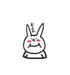 あかいほっぺのうさぎちゃん（個別スタンプ：6）