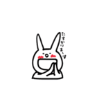 あかいほっぺのうさぎちゃん（個別スタンプ：7）