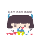 くるくる姉妹 すくえあ（個別スタンプ：8）