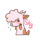 A Little Cute Pink Goat（個別スタンプ：2）