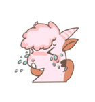 A Little Cute Pink Goat（個別スタンプ：5）
