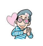 ヒゲメガネ男子（個別スタンプ：6）