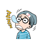 ヒゲメガネ男子（個別スタンプ：7）