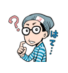 ヒゲメガネ男子（個別スタンプ：12）