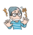 ヒゲメガネ男子（個別スタンプ：13）