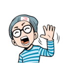 ヒゲメガネ男子（個別スタンプ：14）