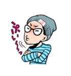 ヒゲメガネ男子（個別スタンプ：15）