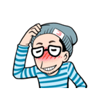 ヒゲメガネ男子（個別スタンプ：24）