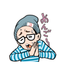 ヒゲメガネ男子（個別スタンプ：26）