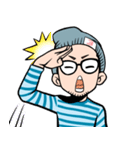 ヒゲメガネ男子（個別スタンプ：40）