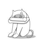 表現する猫（個別スタンプ：17）