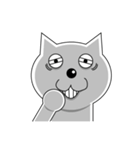 表現する猫（個別スタンプ：34）