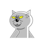 表現する猫（個別スタンプ：40）