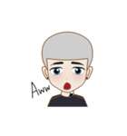 Buzz Cut Mamoru（個別スタンプ：8）