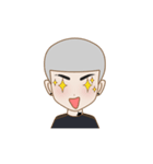 Buzz Cut Mamoru（個別スタンプ：11）