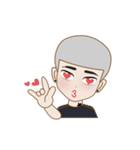 Buzz Cut Mamoru（個別スタンプ：14）