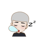 Buzz Cut Mamoru（個別スタンプ：16）