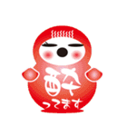 Snow_daruma（個別スタンプ：8）