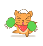 Big Tail the Orange Cat（個別スタンプ：7）