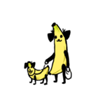 Cute Banana dog（個別スタンプ：13）