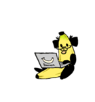 Cute Banana dog（個別スタンプ：34）