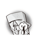 モアイくんとカモメちゃん（個別スタンプ：31）