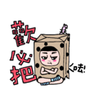 Polka dot paper bag girl（個別スタンプ：20）