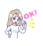 蘭子さんの華麗な1日（個別スタンプ：1）